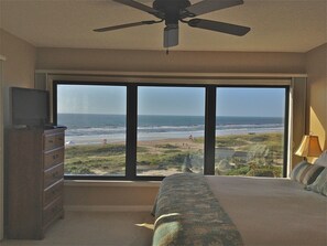 Good Morning, here is the sweeping coastline view from your luxurious king bed.