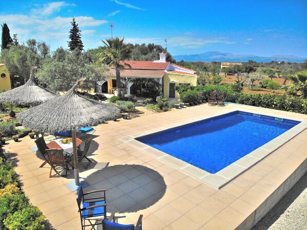 holiday finca, swimming pool, nature, Mallorca, holidays