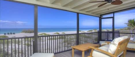 step out the back door onto your own private beach