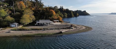 Beautiful fall day on the water.