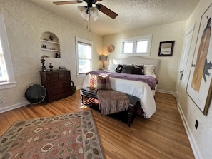 Bedroom with King sized bed