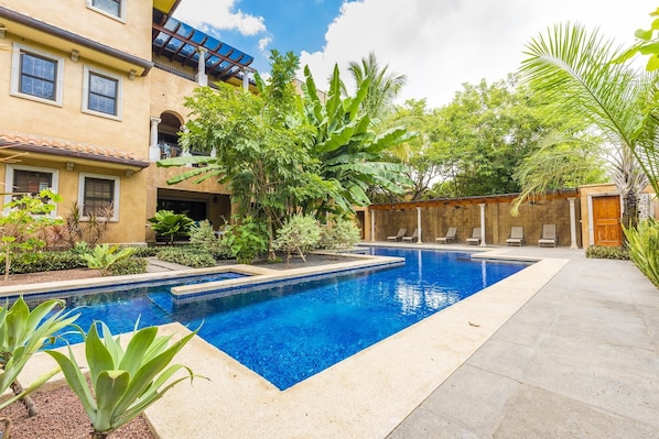 Communal pool area