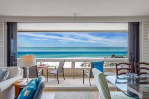 Just one of two stacked sliding door sets in the living room that open up to the (open-air) balcony.  Keep closed if you have little ones.