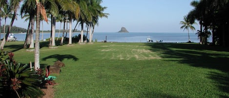 Meandering allowed....views from the home, Chinaman's Hat sitting in Kaneohe Bay