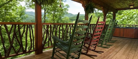 Come enjoy to serene calm of nature on our large deck.