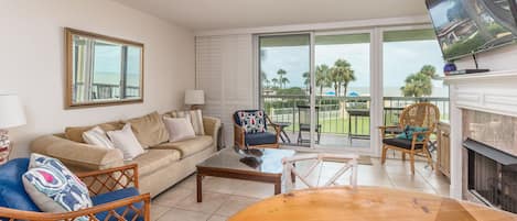 Ocean front living area