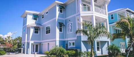 Exterior view of this vacation rental Fort Myers Beach Florida