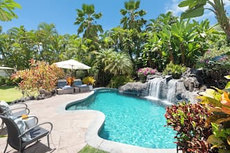 5★Tropical Oasis, Heated Pool, Waterfall, Gazebo, OceanView,❤️of Kona,NEW Remodel