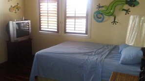 bedroom 1 tv and a/c