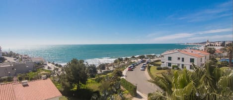 Vue sur la plage ou l’océan