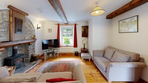 Cosy Lounge with Log Fire