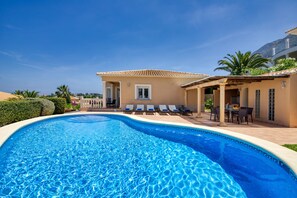 Terrace and pool