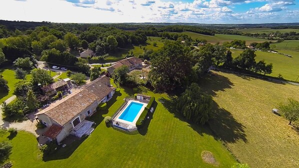 Gîte La Marteille - Piscine