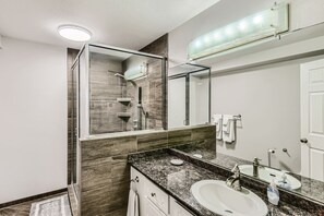 Spacious master bathroom 