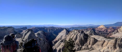 West Rim trail in Zion National Park, the back country. 