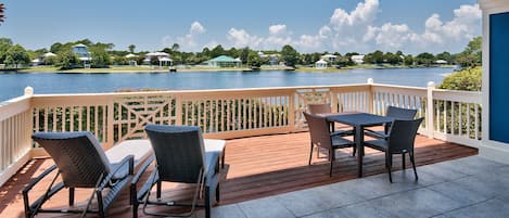 RELAX ON YOUR VERY OWN SPACIOUS PATIO AND ENJOY THE AMAZING VIEW! 