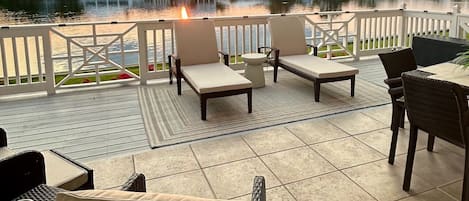 Another view of the enormous patio to relax and enjoy