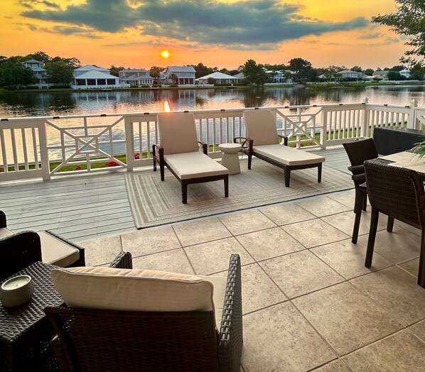 Another view of the enormous patio to relax and enjoy
