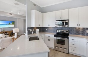 Another view of the newly updated kitchen
