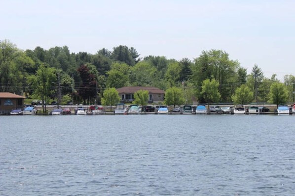 View of apartment from Lake George