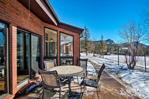 Private Patio | Grill | Mountain Views