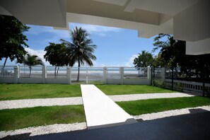 Walk out of your private gate and onto the Beach! Incredible.