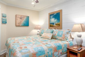 Relax and slumber in the king bed!