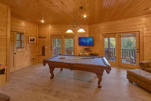 Gameroom with Billiards Table