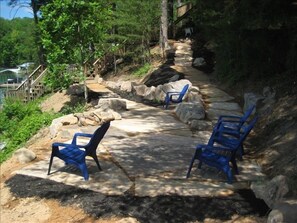 New Fire pit down by the lake