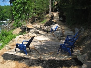 New Fire pit down by the lake