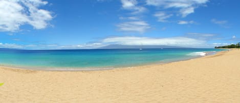 Panoramic View of Our Side of the Beach