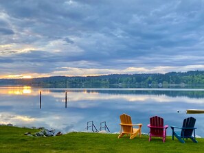 Enjoy all the beautiful sunrises in Quartermaster Harbor.