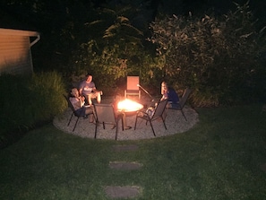 Smores around the fire pit to end the day!