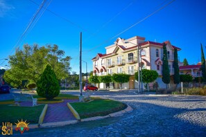 Front of property – evening/night