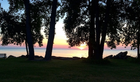 Sunrise from the deck