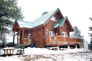 Cabin in winter