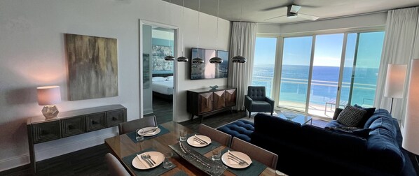 Our Stunning Penthouse now includes 4 beach LOUNGE CHAIRS & UMBRELLAS!