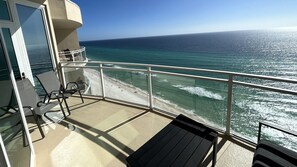 GLASS RAILINGS….only available on Penthouse condos at AQUA!