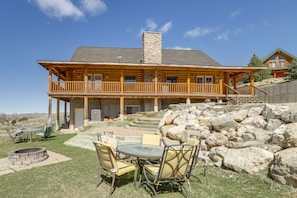 Spacious Yard | Outdoor Dining | Firepit | 2-Story Cabin