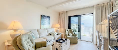 Living Room with Ocean Views