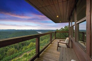 Relax and take in the views of the Kiamichi Mountains and Broken Bow Lake