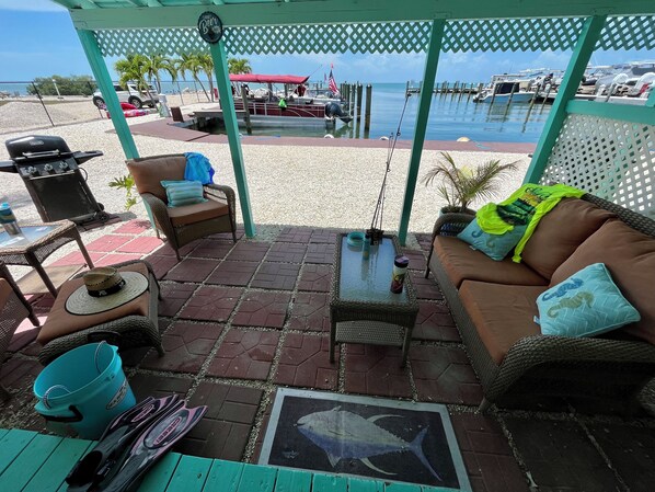 Covered patio