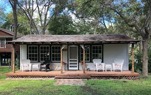 front of cabin