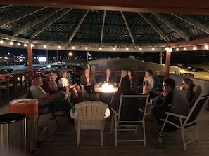 Create memories with family & friends around a fire on the deck!