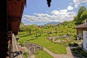 Ferienwohnung Birne 55 qm, bis 2 Personen, 2. OG, 1 sep. Schlafzimmer, Südbalkon-Ausblick vom Balkon