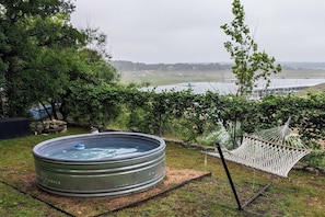 Take a dip in the pool or relax on the hammock