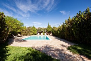 Villa Lila. Ibiza. Terrace surrounded by trees