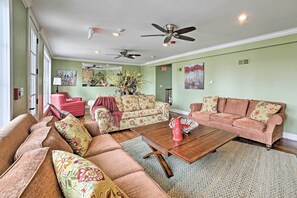 The interior is elegant and well-appointed.