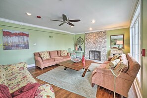 There's plenty of seating to relax and chat.