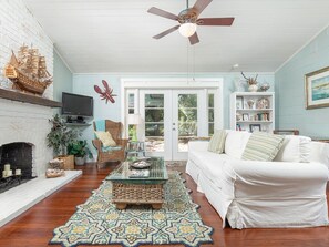 Living Room with Sleeper Sofa  and Flat Screen TV